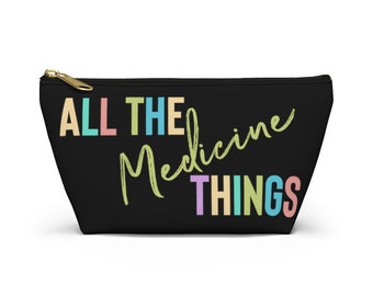 Cute Medicine Bag | All the Medicine Things | Medication Travel Bag | Travel Pouch for Meds | Bag for Pills
