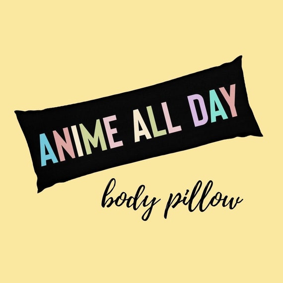 Anime Body Pillow or Cover Only 20x54 | Anime All Day | Anime Decor | Anime Gift
