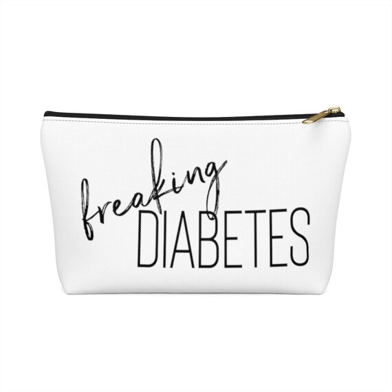 Freaking Diabetes Diabetic Travel Pouch Funny Diabetes Bag | Etsy
