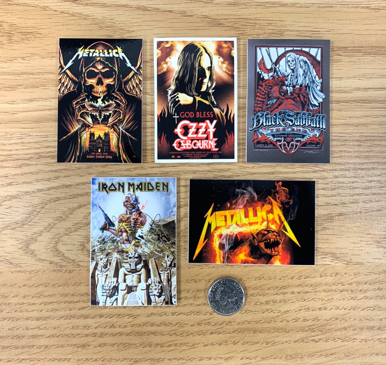 Dollshouse Miniature Wall Posters Heavy Metal Posters - Etsy