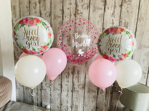 personalised baby shower balloon