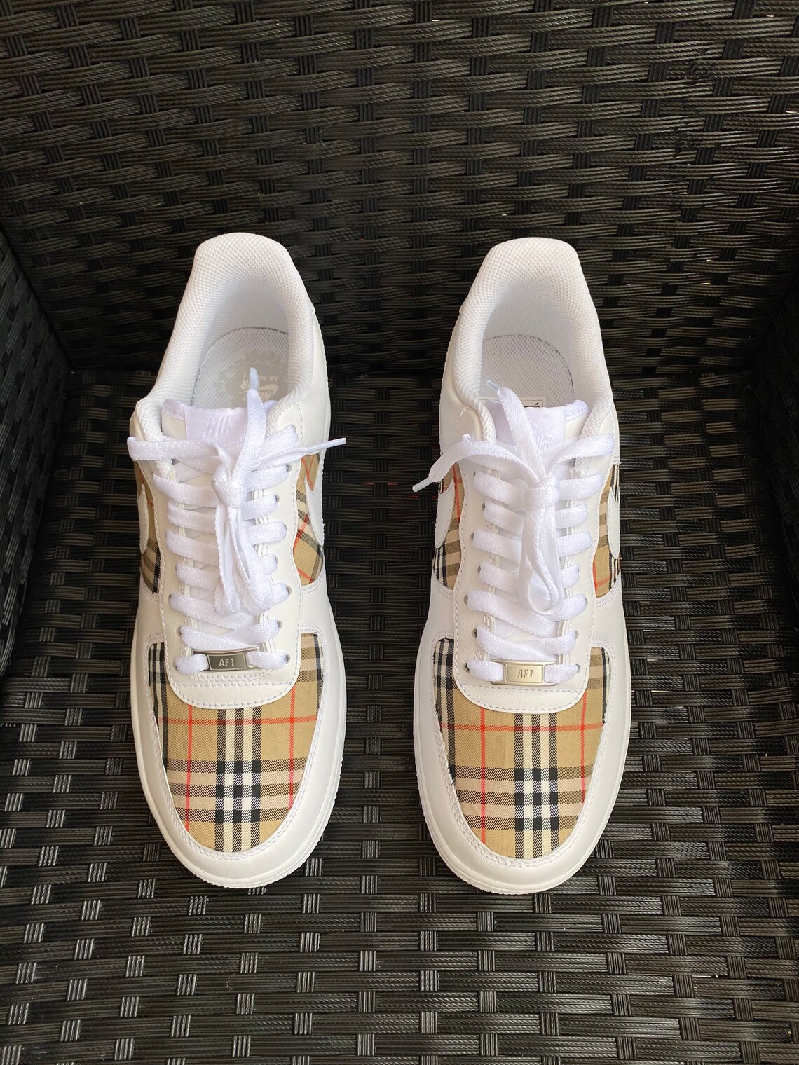 NIKE AF1: Beige toebox X Air Force 1 | Etsy