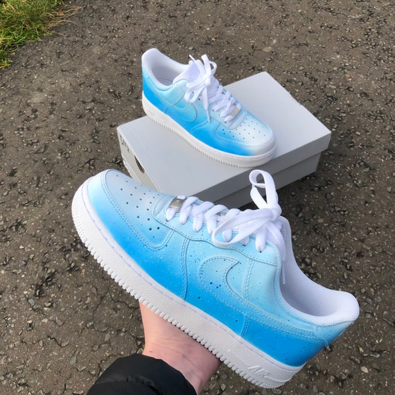 sky blue air force ones