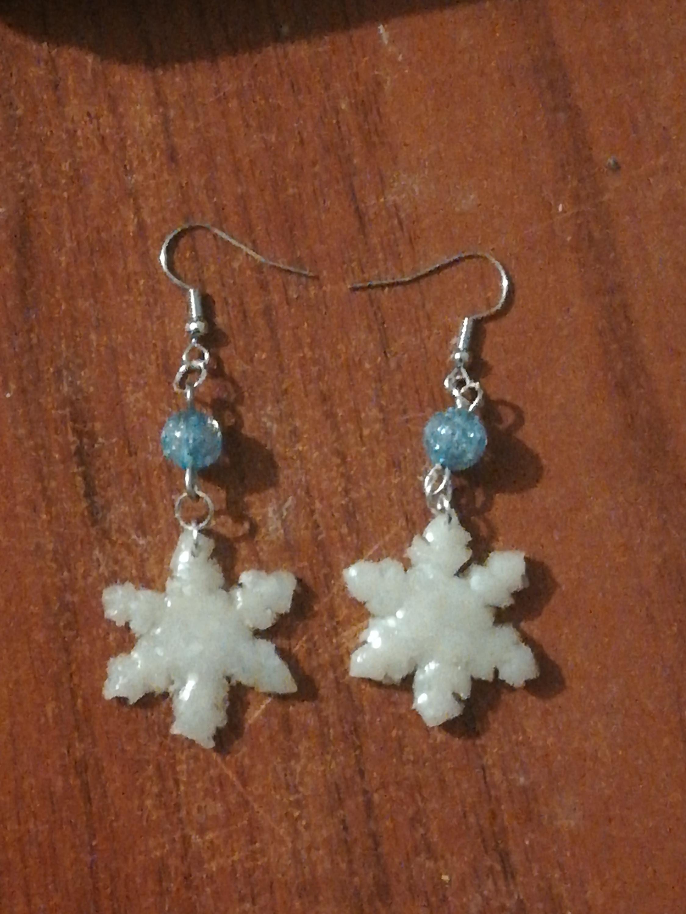 COLLBATH Boucles D'Oreilles En Spirale Et Lunettes Flocon De Neige - Bijoux Fantaisie Pour Femmes