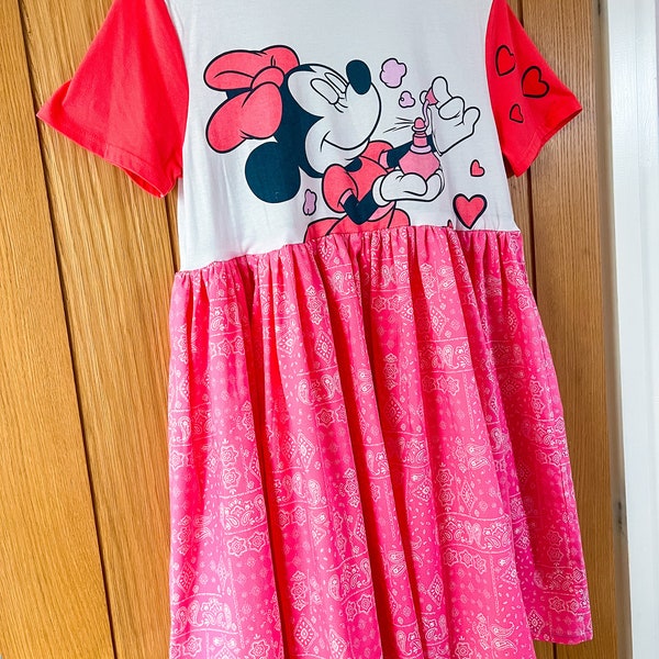 Reworked Minnie t shirt dress