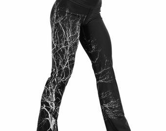 Baum des Lebens Flare Gym & Yoga Leggings
