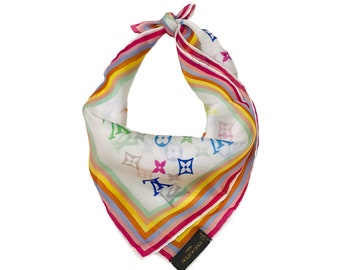 lv rainbow scarf