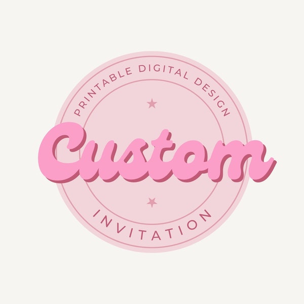 Custom Invitations - Etsy