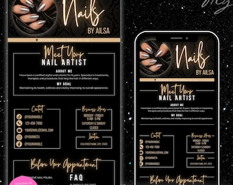 Nail tech Acuity Scheduling Template,acuity Scheduling Template,nail tech website banner,nail tech branding template,editable Canva template