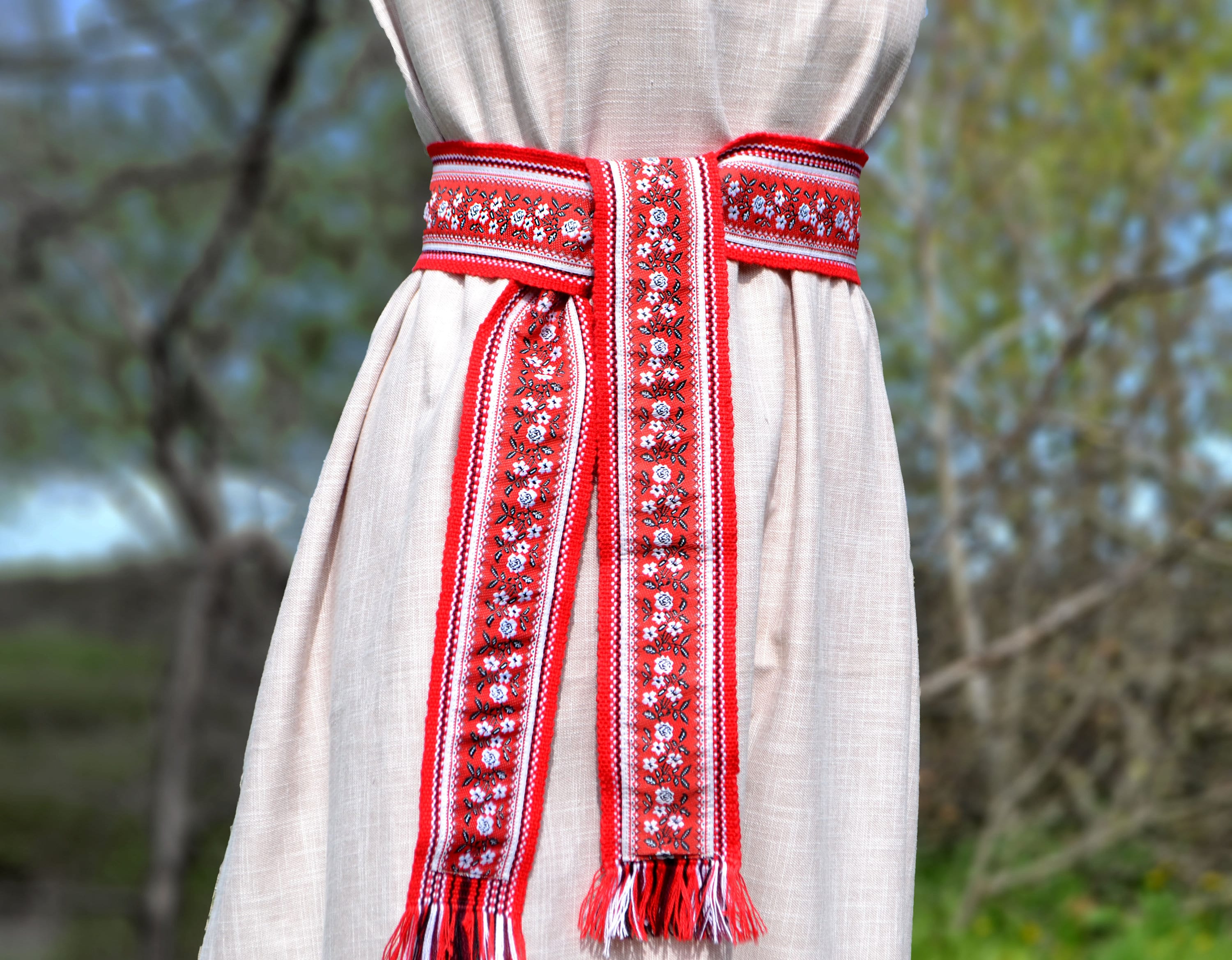 NWOT Beautiful Woven Wool Belt Woven Belt main image 2