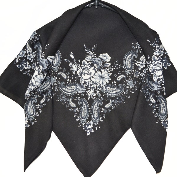 Foulard ukrainien Babushka Foulard floral slave Платок Хустка