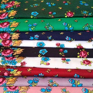 Foulards ukrainiens Foulards carrés floraux Echarpe Babushka