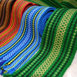 Ukrainian woven sash belt Krajka Hutsul belts Ceremonial sash Width 7 centimeters