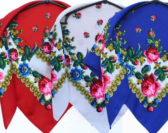 Foulard Vintage En Soie Jole Veneziani - Années 80 - Multicolore - 84x88 Cm - Femme