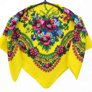 Hustka Ukraine head scarf Platok Babushka scarf