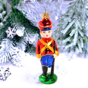 Soldier ornament Ukrainian christmas glass ornaments Tree decorations