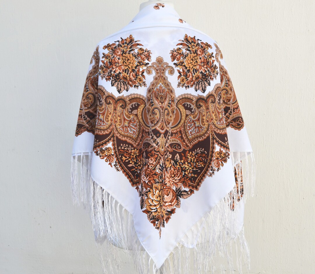 バンダナ Apolina Notebook floral scarf, rosewood Oleander Florals Scarf– The Purpose Brand