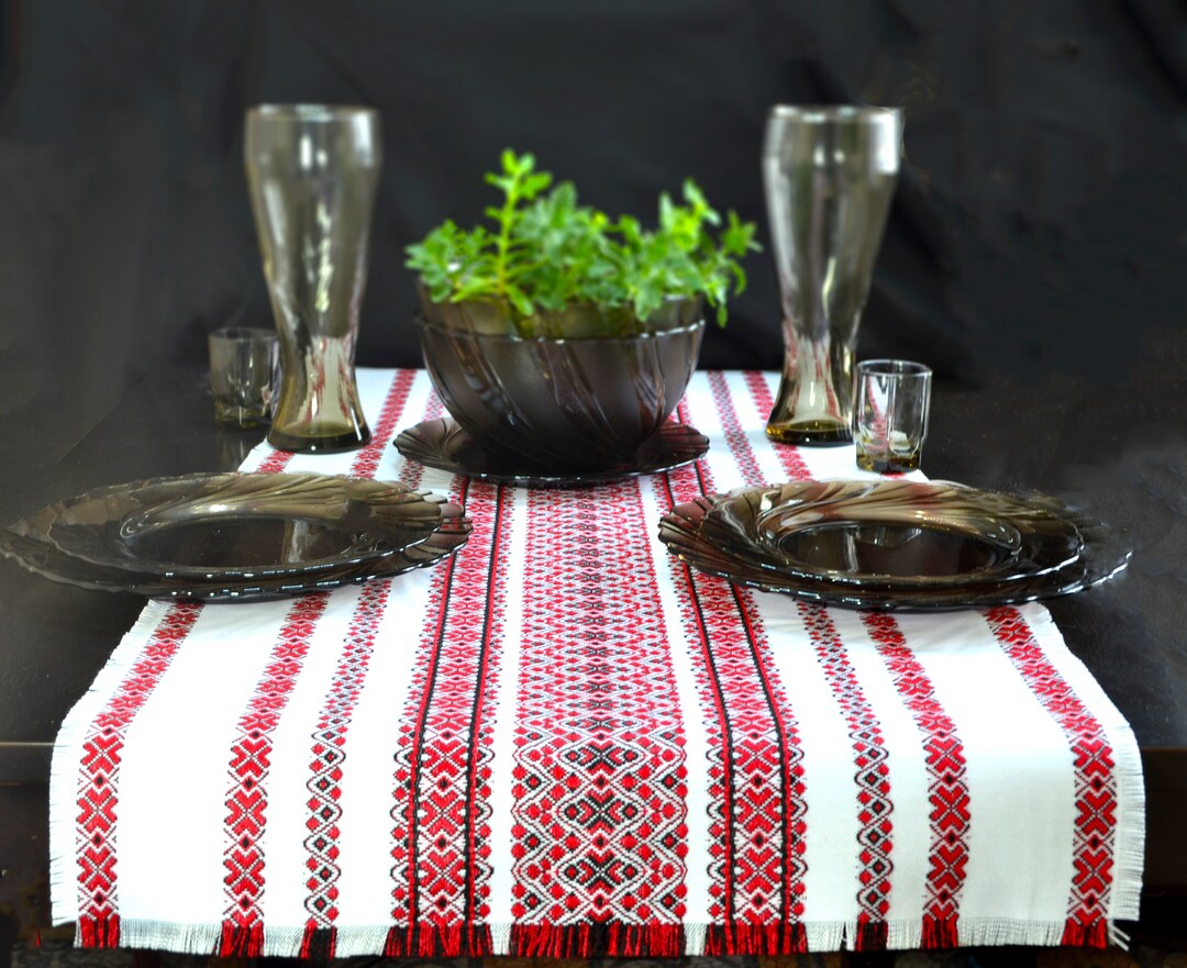 Ukrainian Table Runner Handmade Christmas Table Runner Made in Ukraine Etsy