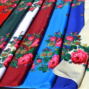 Pañuelo popular ucraniano, pañuelo para la cabeza de babushka