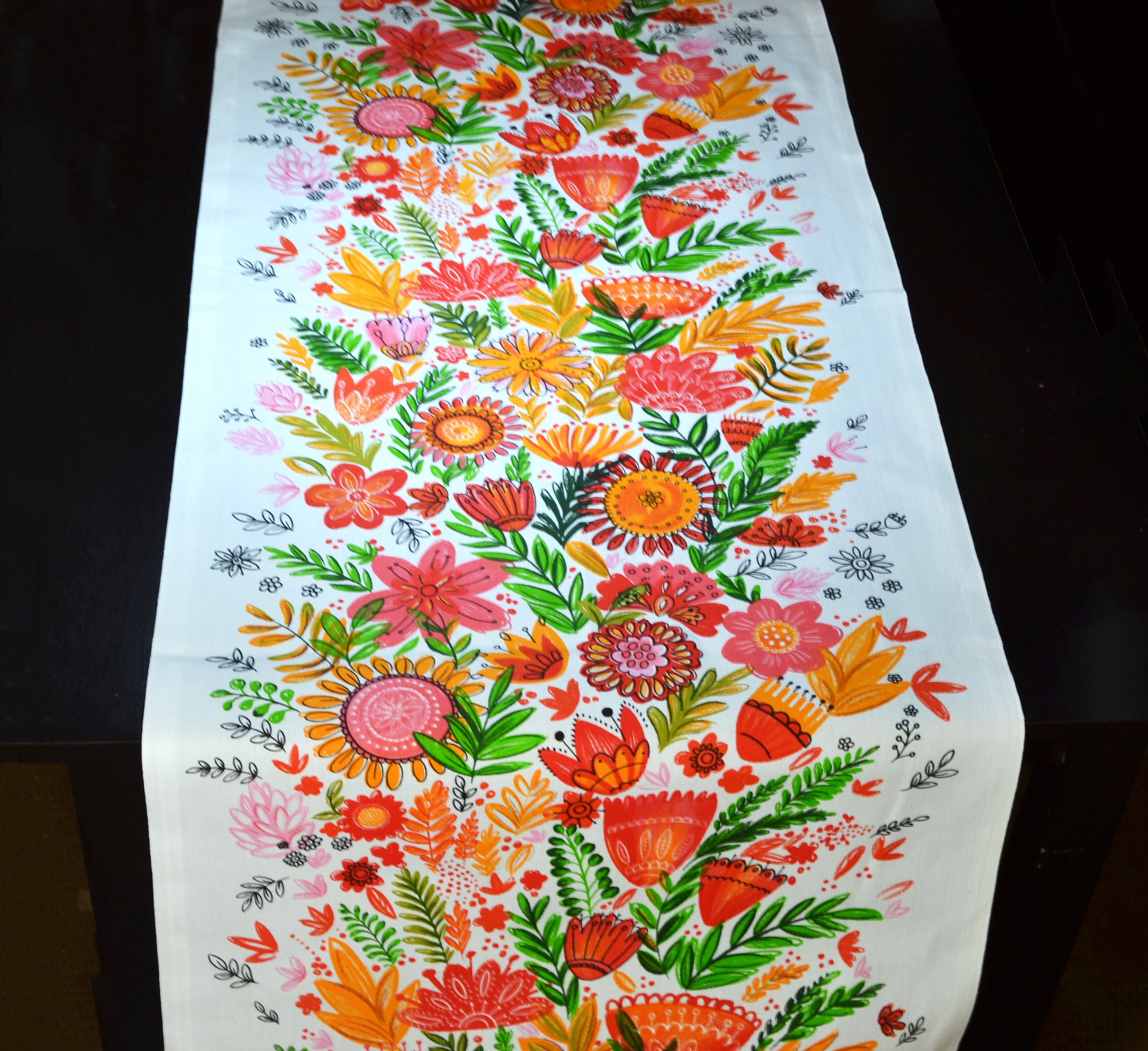 Ukrainian cotton table runner Rustic table runner Easter decor Etsy