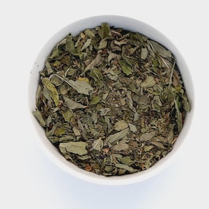 Organic Peppermint Leaf Tea Hand Picked Dried Mint Herb Herbal Tea for Healing, Aromatherapy & Relaxation Natural Menthol Blend
