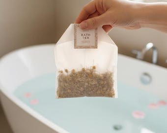 Té de hierbas para baño hecho a mano / Baño de inmersión natural, regalo de cuidado personal