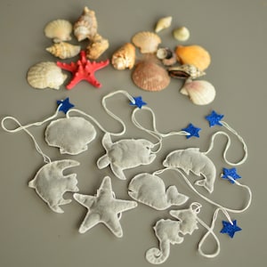 Sea life shaped tea bags big set 7 pieces Shaped tea bag Under the Sea: Unique Sea Life Shaped Tea Bags