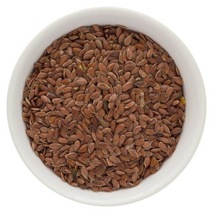 Organic Brown Flax Seeds – Natural Linseeds Whole Linum Usitatissimum Superfood Raw Vegan Omega-3 Rich Seeds for Smoothies & Baking