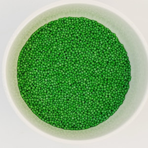 Green Edible Sugar Pearls – Cake and Cupcake Decorations Green Sugar Beads & Sprinkles Party Cake Topper Decorations