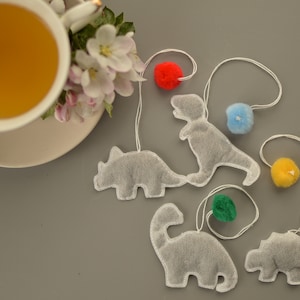 Dinosaur shaped Tea Bags 4  pieces Baby shower gift Tea bags dino shaped Tea rex gift