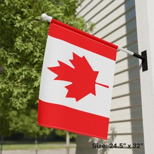 Bannière drapeau du Canada, bannière du drapeau du Canada pour le jardin ou la maison, Canada n'est pas à vendre, signe patriotique, décor de feuille d'érable, fanion drapeau canadien