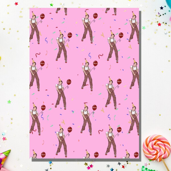 Harry Celebrate Wrapping Paper, Harries Gift Wrap, Harry LOT Wembley Gift Wrap, Birthday, Congratulations, Exam Wrapping Paper