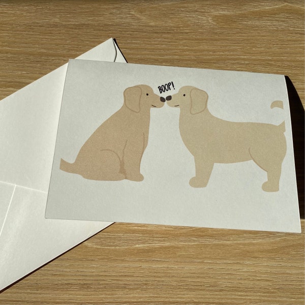 süße Hunde Grußkarte | mit passendem Umschlag | niedliches Geschenk für Hundefans zum Geburtstag oder einfach so | Frenchie, Shiba Inu