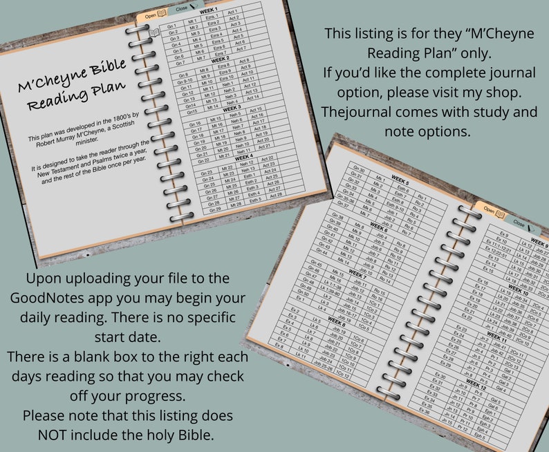 Yearly Reading Plan Goodnotes Mcheyne Reading Plan Daily Etsy Yearly Reading Plan Goodnotes Mcheyne Reading Plan Daily Etsy
