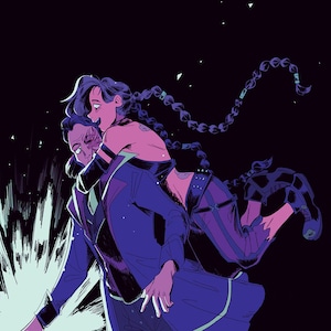 Jinx & Silco - Arcane 8.5 x 11in print