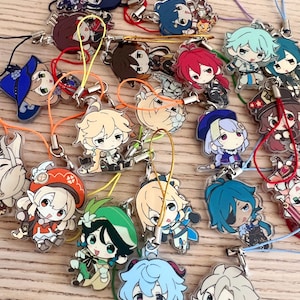 DISCOUNTED Genshin Charms 1.5 inch Acrylic (Liyue, Inuzuma, Monstadt)