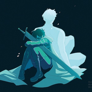 The locked tomb Gideon and Harrow 8.5x11in print