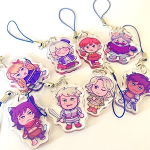 Dungeon Meshi 1.5in Charms