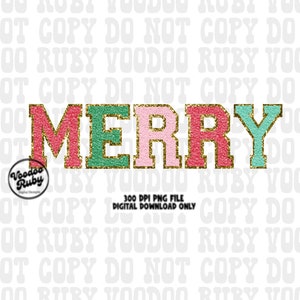 Parche de diseño PNG feliz, parches de letras de chenilla sintética de sublimación, descarga digital, DTF navideño imprimible, feliz sublimación, feliz Navidad