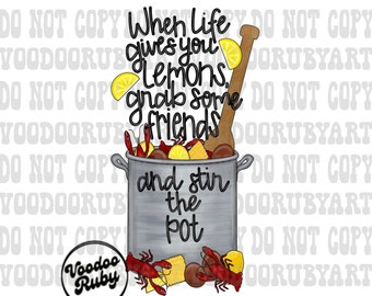 Ontwerp langoesten: Cajun Louisiana-sublimatie-png-illustraties (digitale download)