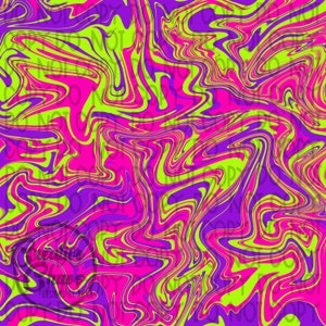 Neon Liquid Swirl digitaal papier: olievlekachtergrond (digitale download)