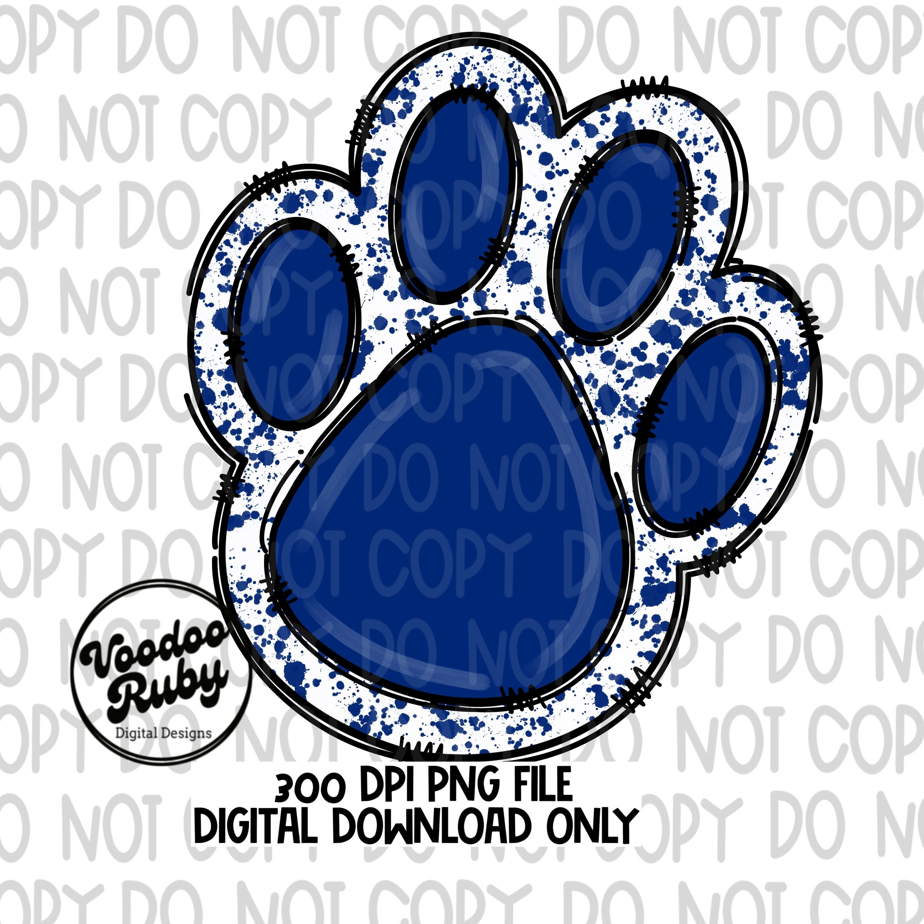 Blue Paw Print Sublimation Dog Tags Graphic by Mini Craft Corner · Creative  Fabrica