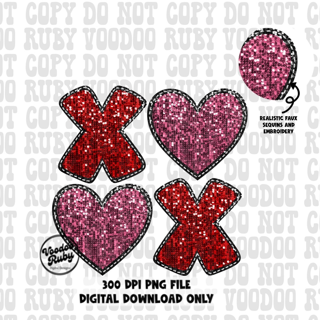 Sequin Love PNG Design Sublimation Digital Download Valentines Day PNG ...