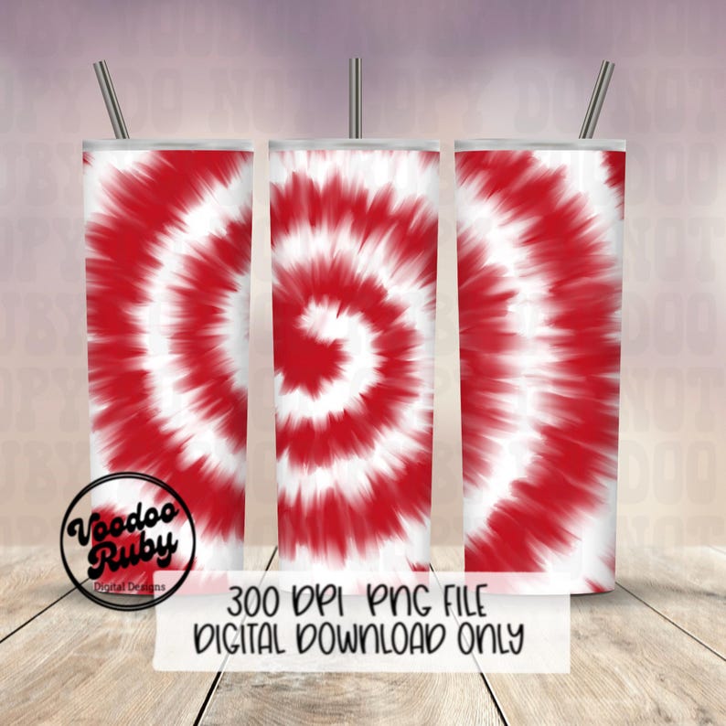 Red and White Tie Dye Digital Paper: PNG Sublimation (digital Download ...