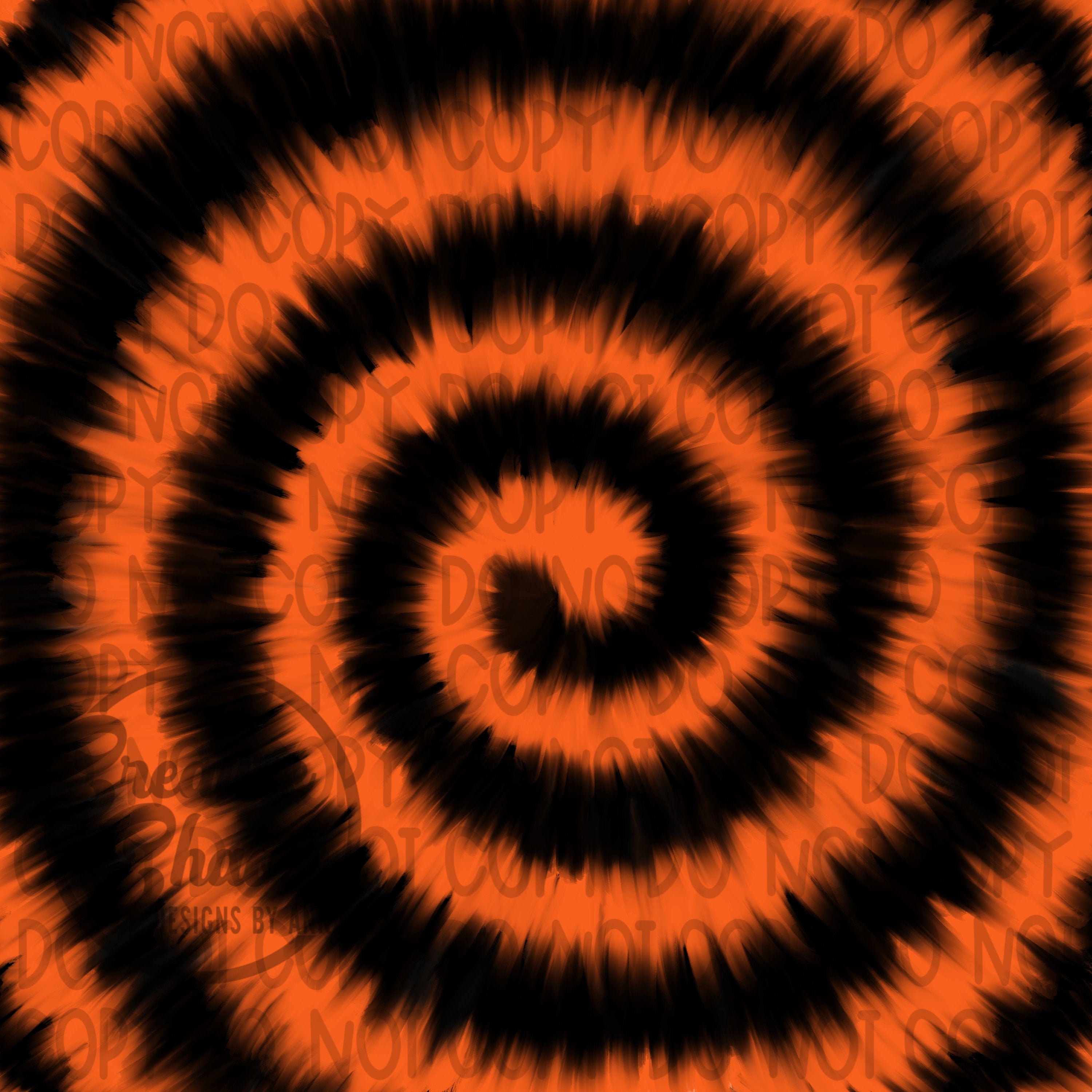 Orange and Black Tie Dye Digital Paper PNG Sublimation Etsy