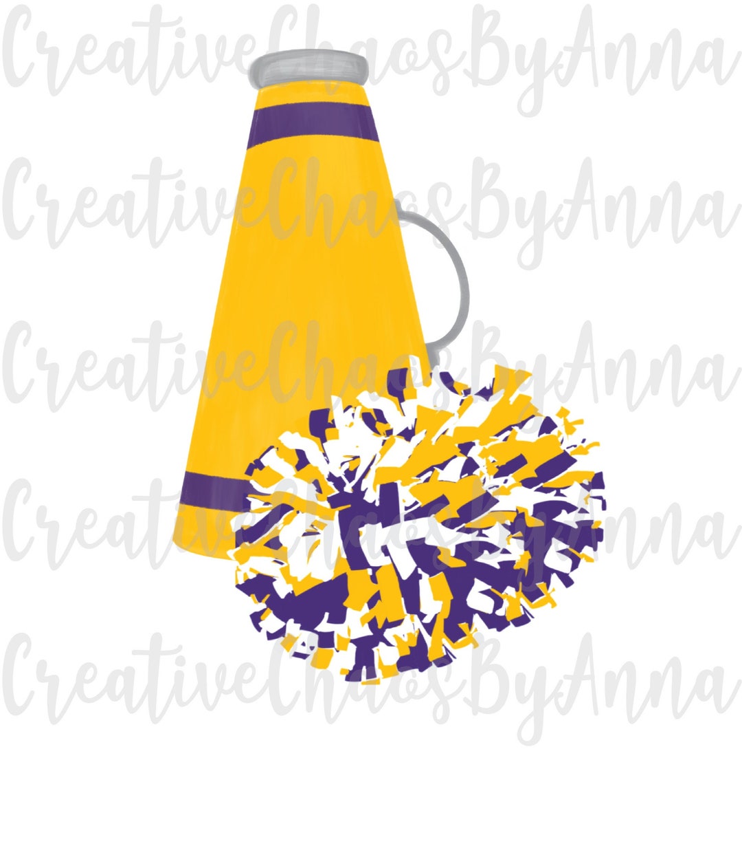 Purple Cheer Megaphone