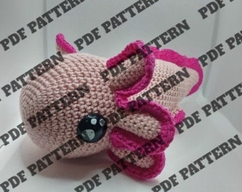 Large Axolotl CROCHET PATTERN