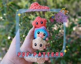 流れ星のかぎ針編みパターン *PDFパターン*