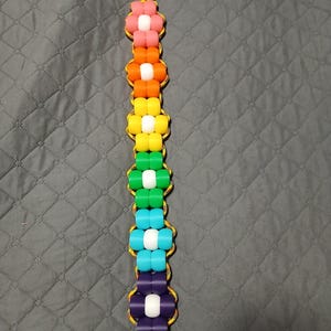 Flower chain wall hanging Pony Bead *BIG BEAD* Kit