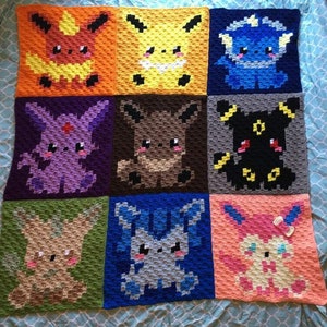 Eeveelution Blanket PATTERN ONLY